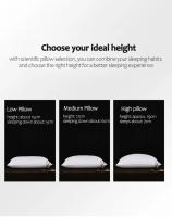 Almohada de Pluma de Ganso 100% Blanca Diseño de Bolster para Hotel de Cinco Estrellas - details 5