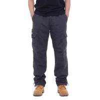 Pantalones Cargo para Hombres 100% Algodón Cintura Elástica, Múltiples Bolsillos, Listos para la Aventura al Aire Libre - details 1