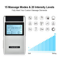 Masajeador corporal TENS estimulador muscular eléctrico EMS, almohadillas de electrodos,dispositivo de masaje de cuerpo completo - details 2