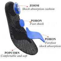 Plantillas de EVA para zapatos, suela con absorción de impacto, desodorante, cojín transpirable, plantillas ortopédicas para correr, hombre y mujer - details 6
