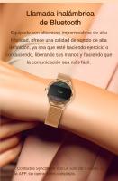 Reloj Inteligente para Mujeres SANLEPUS, Rastreador de Actividad Física, Monitor de Salud para Frecuencia Cardíaca, Oxígeno en Sangre y Sueño, Pantalla AMOLED de 1.19'' Reloj Inteligente de Fitness para Android iPhone, Correas Dobles de Acero y Silicona - details 4