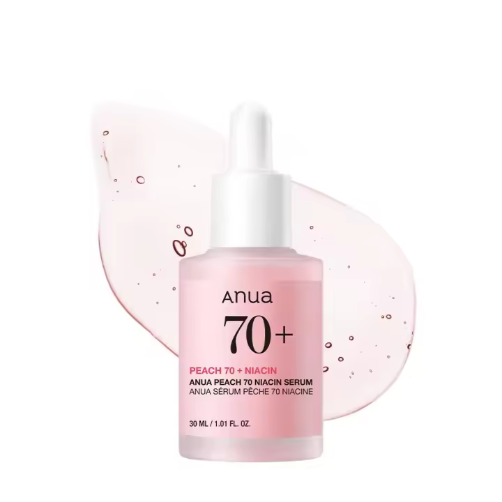 Anua Pe Peach 70 Niacinamide Serum 30ml Loción Hidratante para la Belleza Deportiva Diaria - 1
