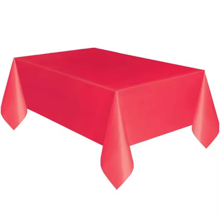 Mantel de Mesa Desechable de Plástico Ideal para Fiestas de Cumpleaños, Bodas, Navidad - 1