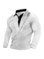 Camiseta de color sólido para hombre, nueva camiseta casual de manga corta versátil de verano para hombre - details 6