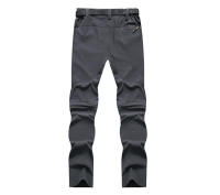 Pantalones convertibles de senderismo para hombre, pantalones de pesca ligeros, impermeables, de secado rápido, con cremallera - details 8