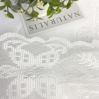 Mantel de Encaje Blanco con Patrón de Copos de Nieve Ideal para Bodas, Comedor, Decoración de Fiesta Navideña en Casa - details 10