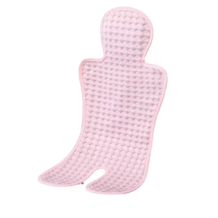 Forro para cochecito de bebé, estera de refrigeración, almohadilla para cochecito de bebé, cómodo cojín para cochecito de bebé, alfombrilla suave para cochecito de bebé de Color sólido - 1
