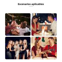Sacacorchos, juego de accesorios para vino Set Sommelier Premium 4 Piezas - Estuche Caoba con Tablero Ajedrez, Almacena 2 Botellas, Accesorios Bambú/Acero Inox, Ideal para Regalo y Degustaciones(Termómetro no incluido) - details 6
