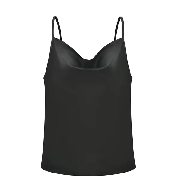 Chaleco deportivo para mujer, Tops de satén de seda para mujer, chaleco - 1