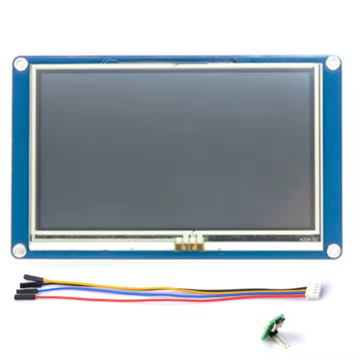 Pantalla táctil LCD HMI NX4827T043, interfaz de máquina humana de 4,3 pulgadas, pantalla resistiva HMI, serie mejorada - 1