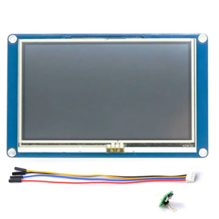 Pantalla táctil LCD HMI NX4827T043, interfaz de máquina humana de 4,3 pulgadas, pantalla resistiva HMI, serie mejorada - 1