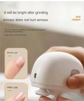 Cortadora de uñas eléctrica, molienda y pulido 2 en 1, trituradora de uñas automática portátil multifuncional, herramienta de manicura eléctrica, cortadora de uñas automática segura - details 4