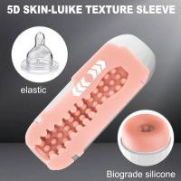 Real automático de succión taza de masturbación masculina Oral Vagina adulto succión vibrador masturbador juguetes para hombres mamada sexo hine - details 2