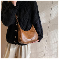 Nueva bolsa de axila popular y versátil de cuero con textura de cera de aceite, bolso de hombro de moda. - details 6