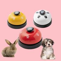 Timbre de Lata de Mesa Llamada de Campana de Mão para Mascotas Juguete de Campana de Comida de Navidad - details 0