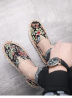 Zapatos de lona transpirables para hombre y mujer, zapatos vie informales de pescador, moda de verano - details 1