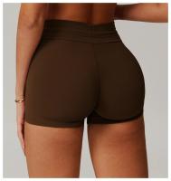 Sensación de nube para levantar las nalgas, pantalones cortos de Yoga de cintura alta para el vientre, pantalones deportivos de secado rápido, pantalones cortos deportivos ajustados transpirables para mujer - details 7