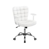 Silla de Oficina Ergonómica Silla Reposabrazo Ajustable Silla Oficina Trabajo con Reposacabeza Silla Giratoria Rosa - details 9