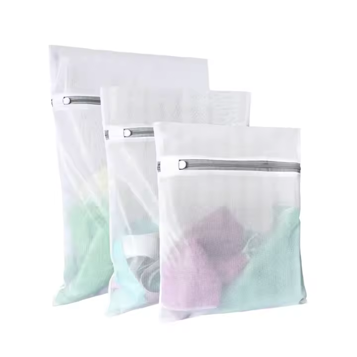 Bolsas de Lavandería de Malla Fina Paquete de 3 Ideal para Ropa Interior Delicada - 1