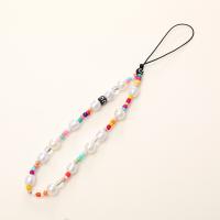 Cordón de teléfono con cuentas hecho a mano, correa de muñeca con cuentas, cadena de teléfono con perlas, eslinga antipérdida colorida, accesorios para teléfono móvil - details 8