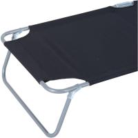 Tumbona Plegable Tumbona de Jardín Exterior Reclinable con Toldo Desmontable con Ángulo Regulable Respaldo Ajustable en 4 Niveles para Terraza Piscina Patio 187x58x36 cm Marrón - details 34