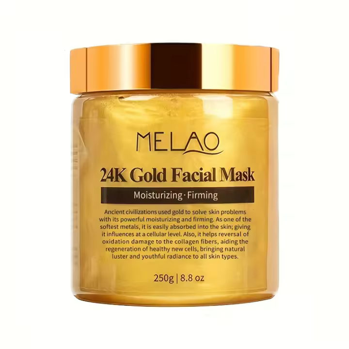 Máscara Facial de Oro 24K de MELAO Colágeno Francés para Hidratación y Cuidado de la Piel - 1