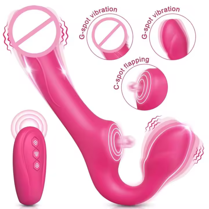 Leten Masajeador Estimulador de Clítoris Vibrador de Penetración Vaginal Plug Anal Dildo - 1