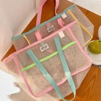Bolsa de aseo de malla para bolso, bolsa de almacenamiento de ropa de gran capacidad de Color fresco, bolsa de lavado multibolsa, organizador de ducha colgante - details 4