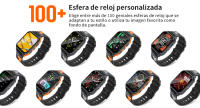 Reloj inteligente deportivo para hombre y mujer, accesorio de pulsera resistente al agua hasta 3ATM con función de presión arterial y frecuencia cardíaca, compatible con Android e IOS, 2024 - details 2