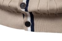 Chaqueta de punto de tendencia de suéter de manga larga con cuello en V para hombre de otoño e invierno - details 39