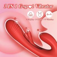 LOVENOTE-consolador vibrador de conejo, Juguetes sexuales, masajeador del punto G, 3 en 1, 14 vibraciones y 7 lengua para lamer - details 8