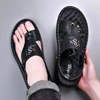 Sandalias de Verano para Hombres Uso Interior y Exterior Zapatillas de Playa Casuales Cuero Suave - details 9