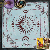 Mantel de Altar de Mezcla de Tarot y Luna Estilo Boho para Decoración Espiritual - details 0