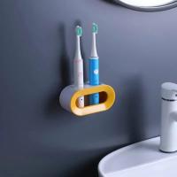 Soporte para cepillo de dientes eléctrico montado en la pared, soporte para cepillo de dientes autoadhesivo que ahorra espacio, drenaje rápido desmontable - details 10