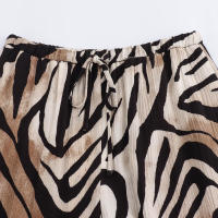 Conjunto de Camisa y Pantalones para Mujer OUWU Estampado de Temperamento Animal Versátil y Informal Moda de Otoño Novedad - details 13