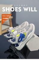 Sandalias de niños 2025 nuevo verano deportivas rojas zapatos niños malla transpirable zapatos de playa bolsa cabeza medio y niños mayores - details 0