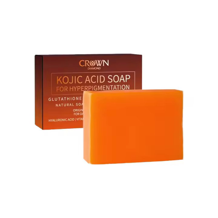 Barras de jabón de ácido kójico Hidratante exfoliante suave de doble acción para rostro y cuerpo con extracto de papaya Ideal para todo tipo de piel - 1
