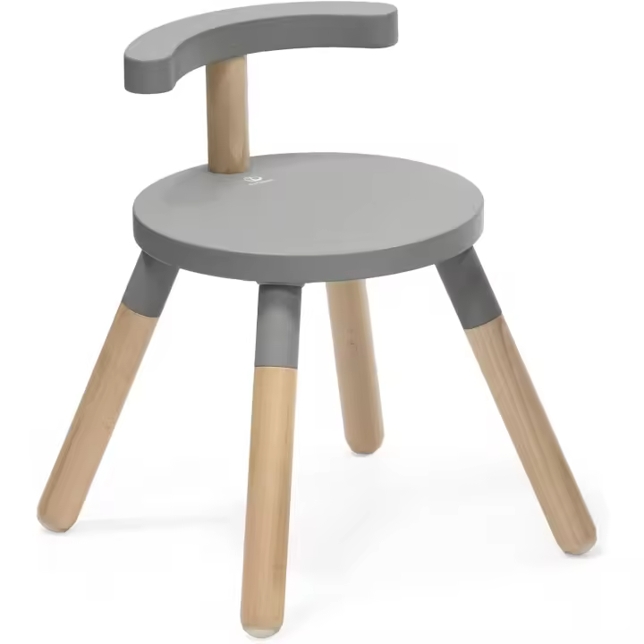 Rediseño 2023 - Altura del Asiento Ajustable Respaldo extraíble - Fabricada con Madera de Haa - para niños de 1,5 a 8 años - 1