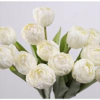 7 uds/paquete de ramas de tulipán artificiales realistas simulación DIY flores de seda decoración del hogar flores falsas florales de 44CM - details 7
