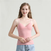 Chaleco deportivo para mujer Spaghetti Solid Cami Top Vest - details 5