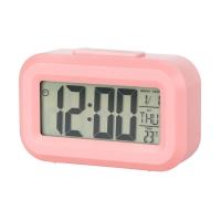 Reloj despertador Digital LED, pantalla de alarma Digital electrónica, relojes de mesa de escritorio para el hogar, oficina, retroiluminación, reloj calendario con repetición - details 13