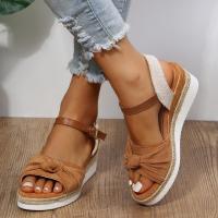 Sandalias informales con tacón de cuña para mujer, zapatos de verano - details 4
