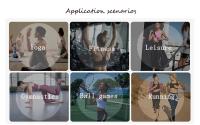 Pantalones cortos de gimnasio para mujer, pantalones cortos de Yoga lisos, mallas cortas cruzadas para Fitness, pantalones cortos para correr de cintura alta, ropa corta de entrenamiento elástica - details 0