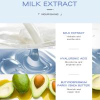 Crema hidratante de leche Lycome 55g crema facial hidratante cosméticos para el cuidado de la piel - details 5