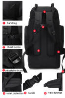 Mochila Táctica de Gran Capacidad para Hombre 130L Bolsa de Montañismo para Acampar y Senderismo con Diseño de Camuflaje Bolsa de Hombro para Viajes Dangerous Goods Normales - details 4