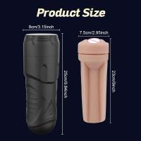 Leten Manual Copa de masturbación masculina de silicona realista vagina clítoris bolsillo coño ejercicio de resistencia productos para adultos juguete sexual para hombres mayores de 18 años - details 11