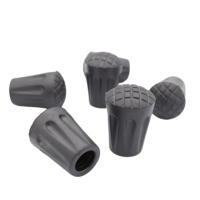Bastones de goma para caminar, protectores de gorras para senderismo, 6cps - details 6