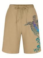 Pantalones cortos de natación Turtle para hombre, perfectos para practicar surf y entrenamientos de verano, con cordón y cintura elástica para mayor comodidad. - details 12