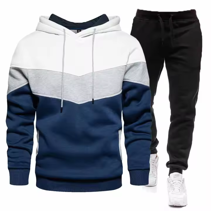 Sudadera con capucha y pan, traje deportivo informal para hombre, 2025 - 1