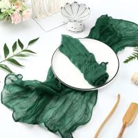 Servilleta de gasa verde salvia, mantel individual para mesa, comedor, boda, fiesta, banquete, Navidad, arcos, decoración de pasteles, 6 uds. - details 3